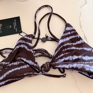 Skatie Sarah Lynx Bikini Top Brand New with Tags